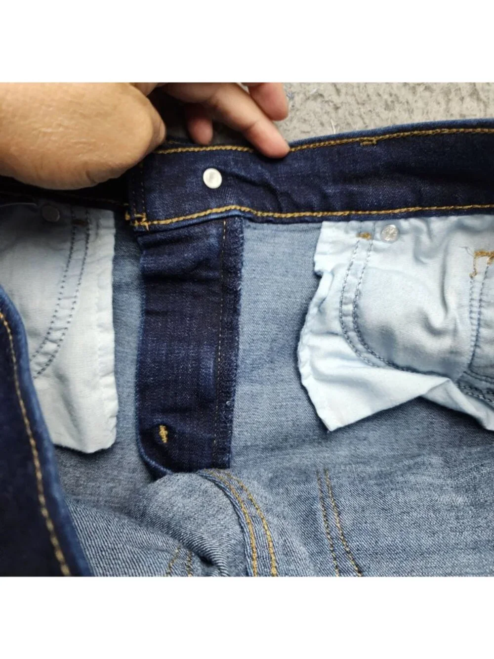 Levis Shorts Womens 30 Blue Classic Bermuda Stretch Denim Shorts Jorts